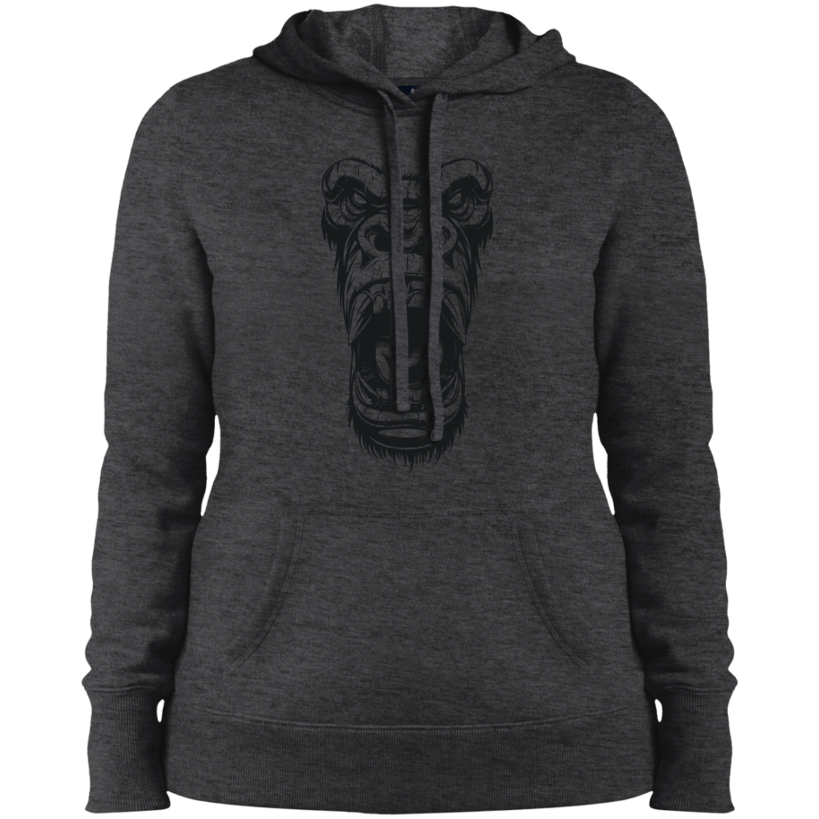 "GORILLA FACE" Ladies' Pullover Hooded Sweatshirt