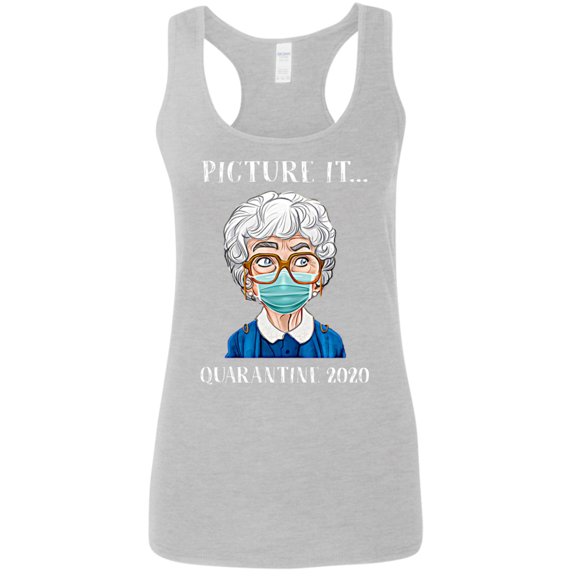 "PICTURE IT" Ladies' Softstyle Racerback Tank