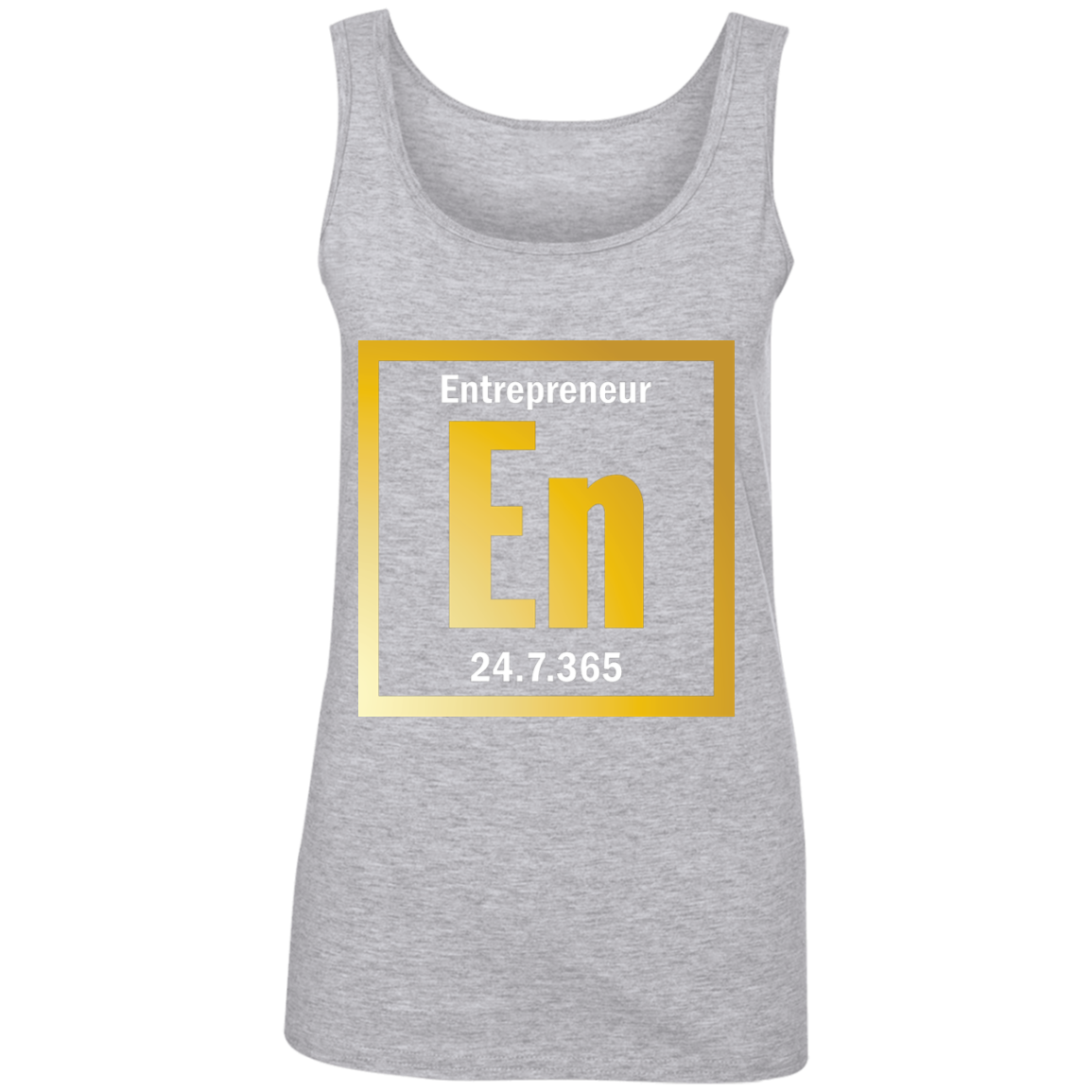 "EN" Ladies' 100% Ringspun Cotton Tank Top