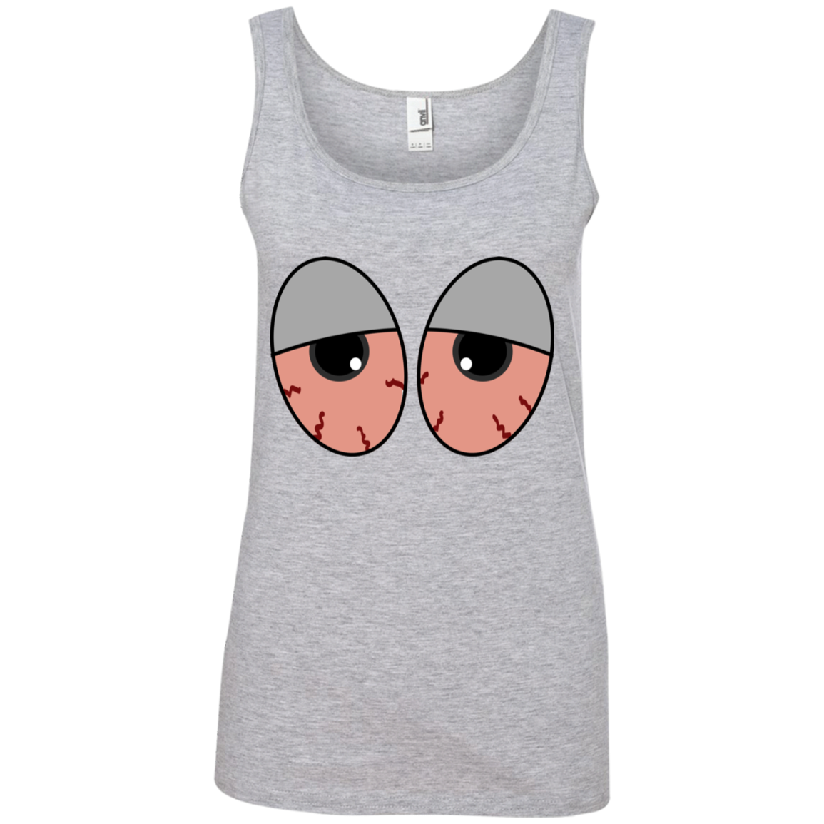 "RED EYES" Ladies' 100% Ringspun Cotton Tank Top