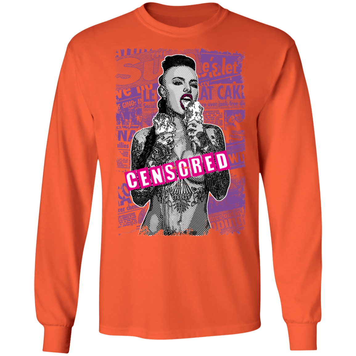 "CENSORED" LS Ultra Cotton T-Shirt