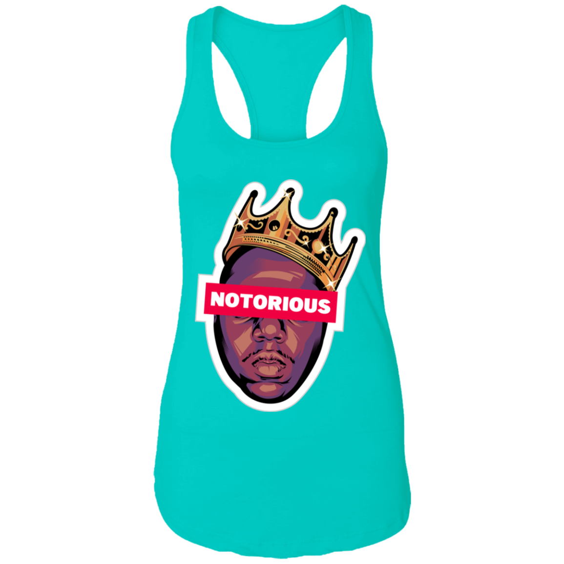 "NOTORIOUS" Ladies Ideal Racerback Tank