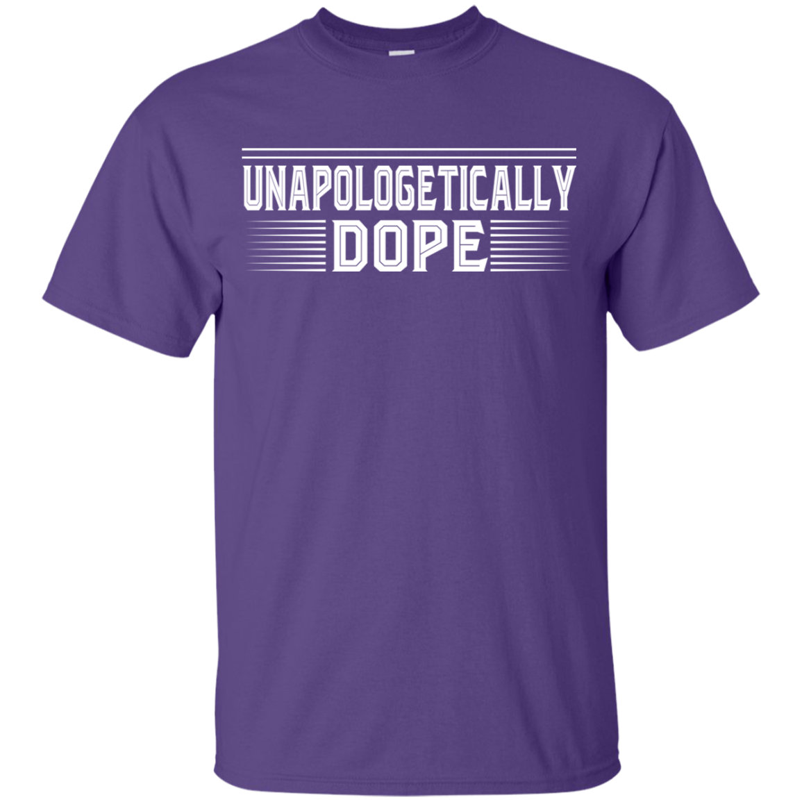 "UNAPOLOGETICALLY DOPE" Youth Ultra Cotton T-Shirt in white print