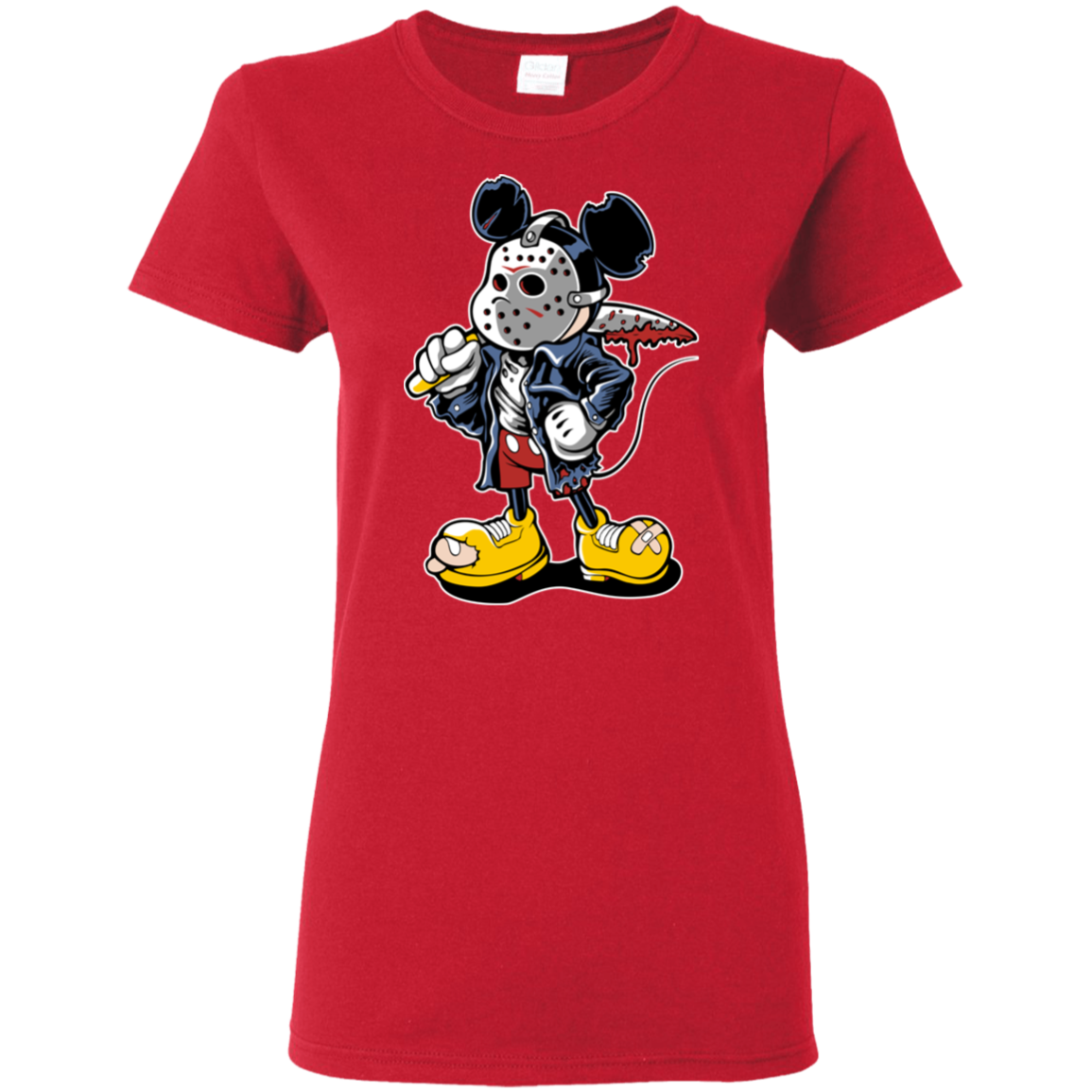 "MANIAC MICKEY" Ladies' 5.3 oz. T-Shirt