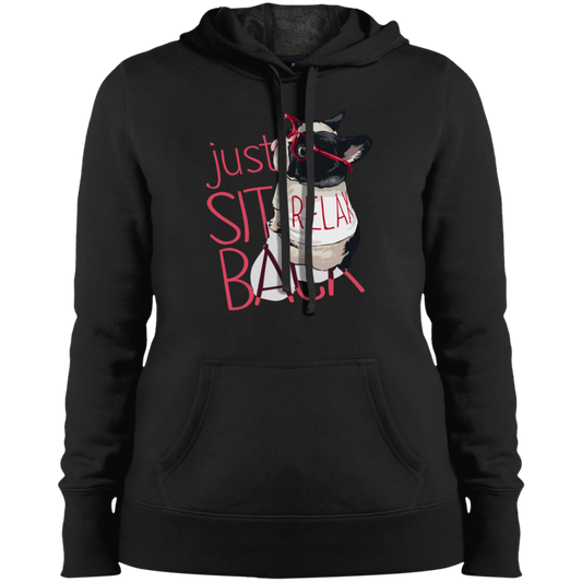 "RELAX" Ladies' Pullover Hooded Sweatshirt