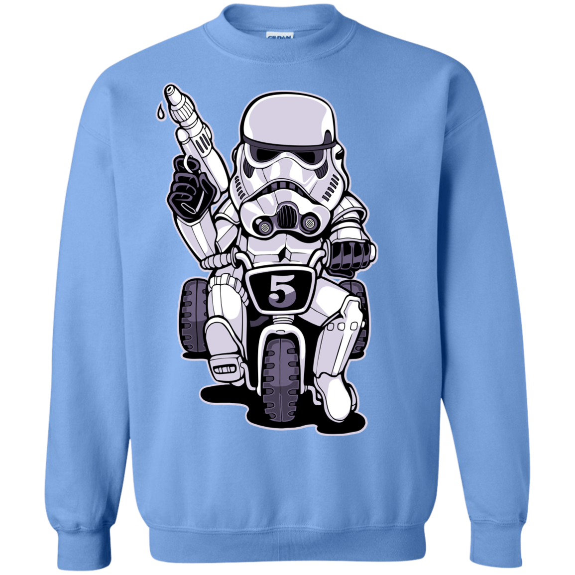 "TOOPER ON A BIKE" Crewneck Pullover Sweatshirt  8 oz.