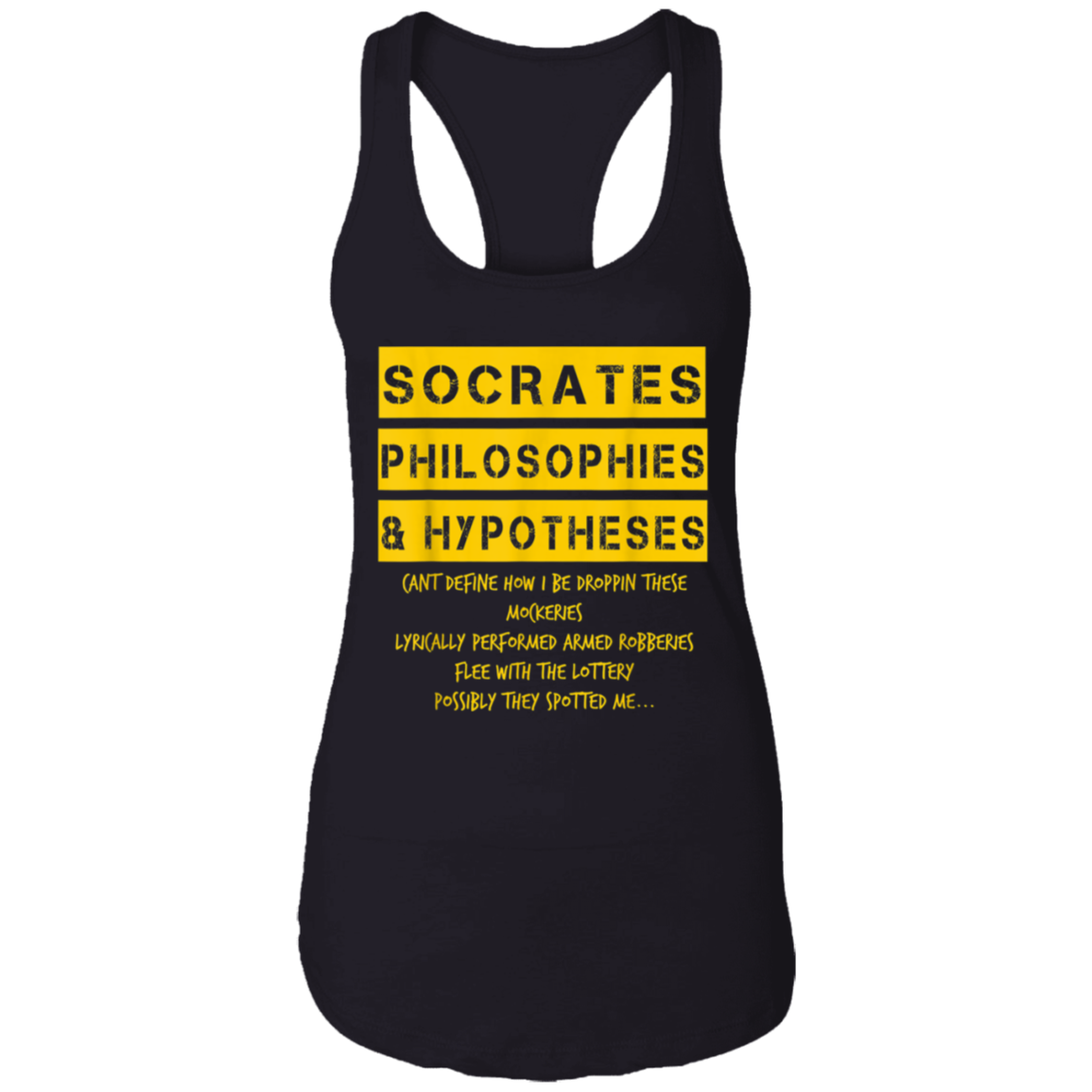 "SOCRATES" Ladies Ideal Racerback Tank