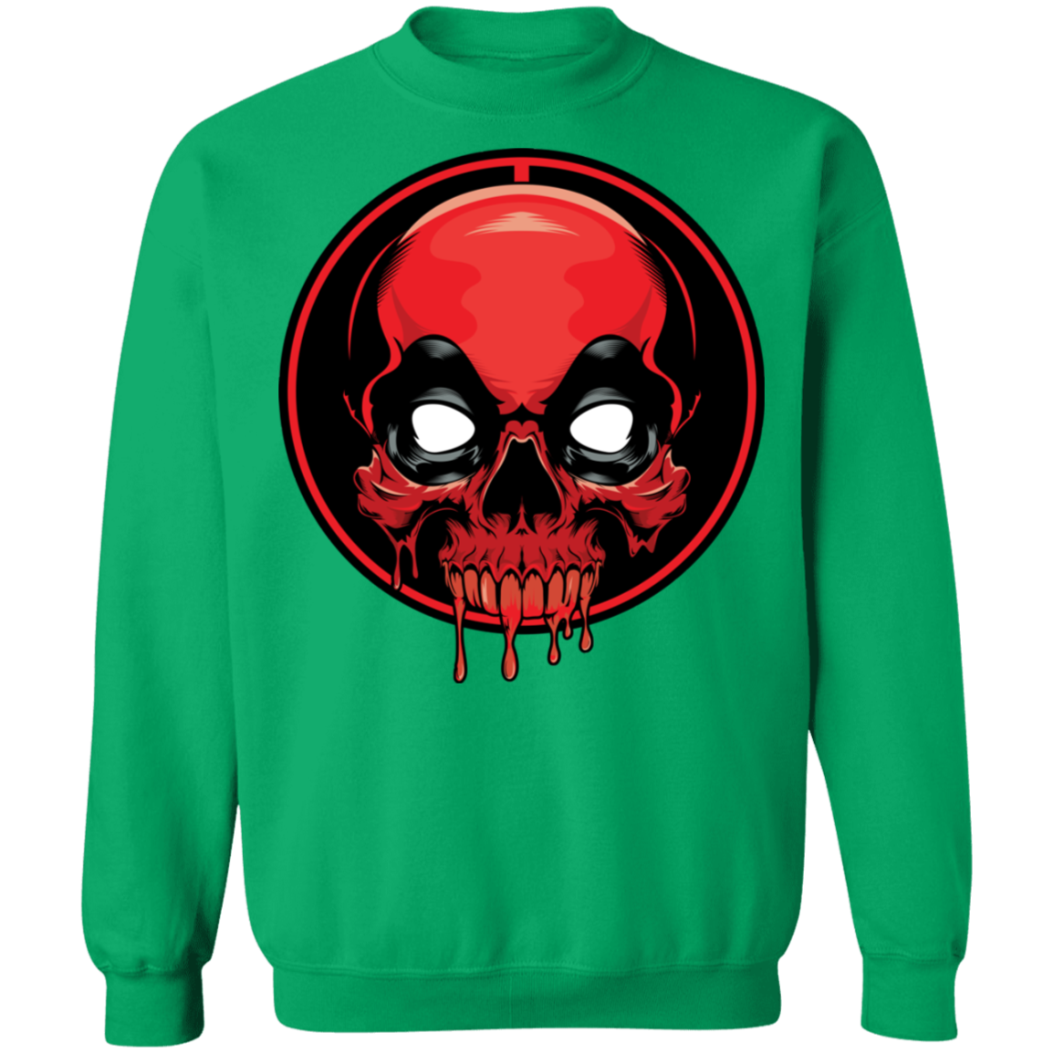 "SKULLPOOL" Crewneck Pullover Sweatshirt  8 oz.