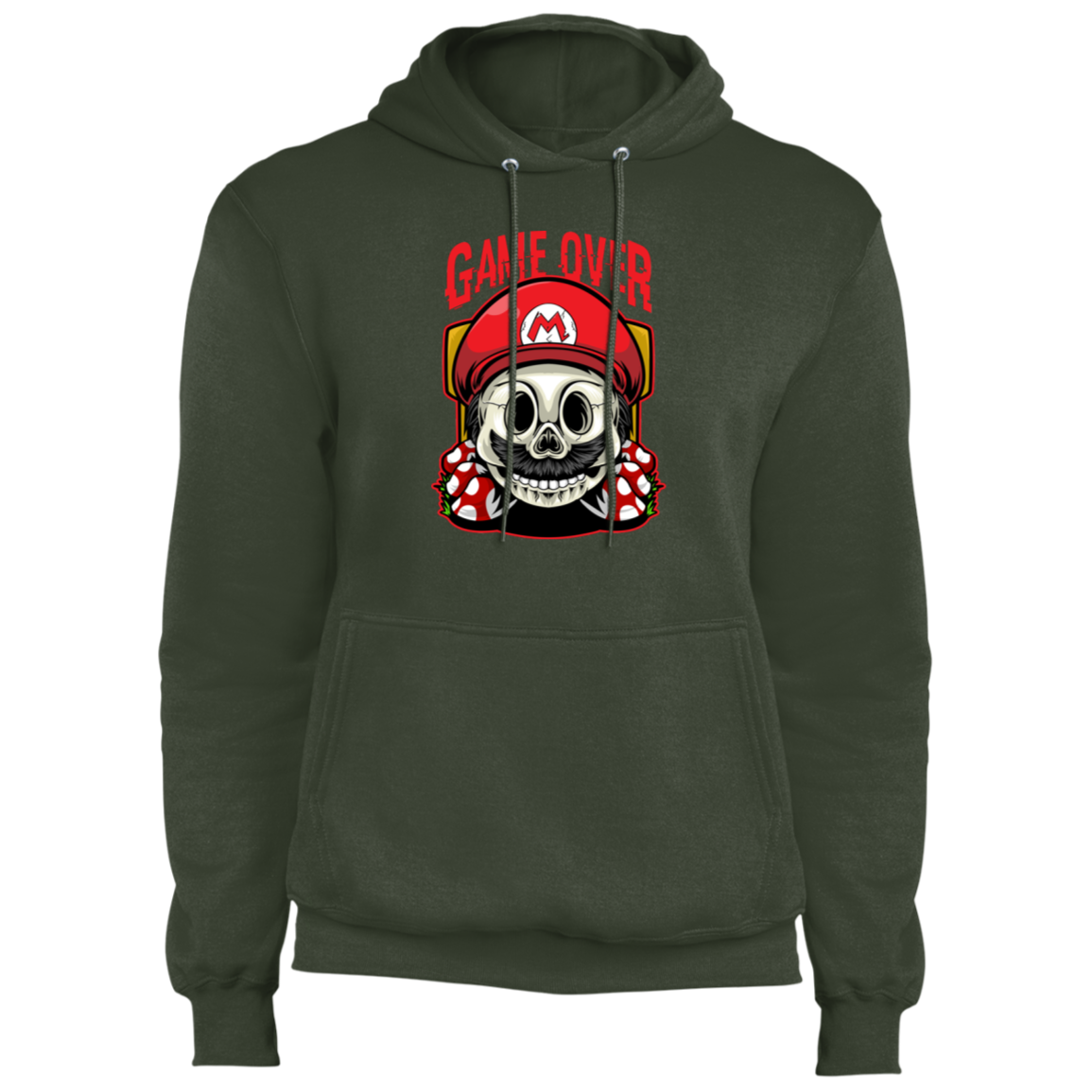 "GAME OVER" Core Fleece Pullover Hoodie