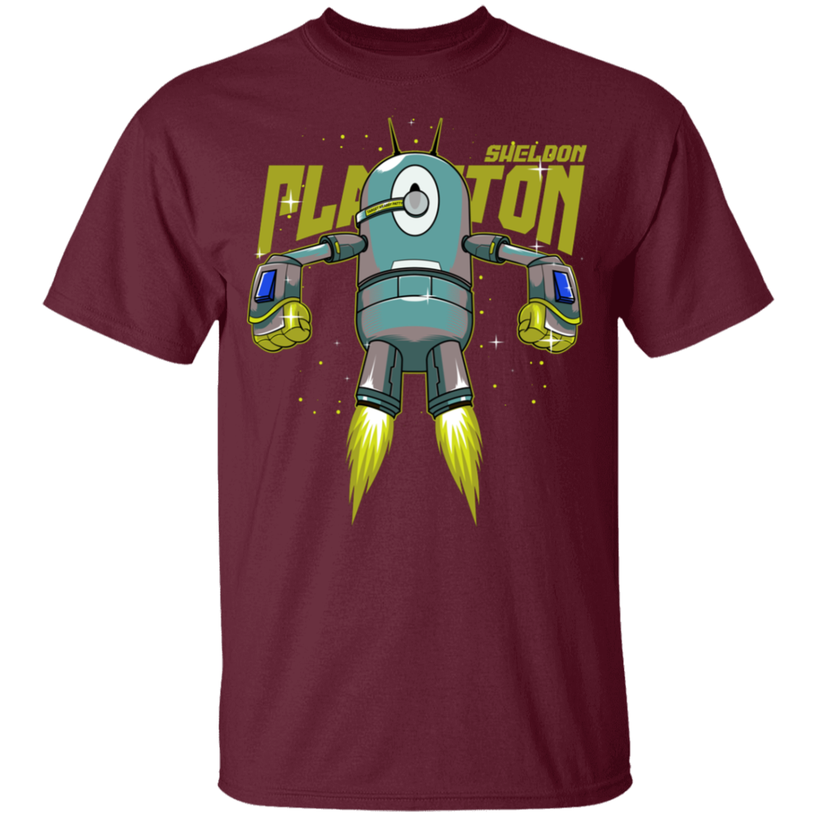 "PLANKTON" Youth 5.3 oz 100% Cotton T-Shirt