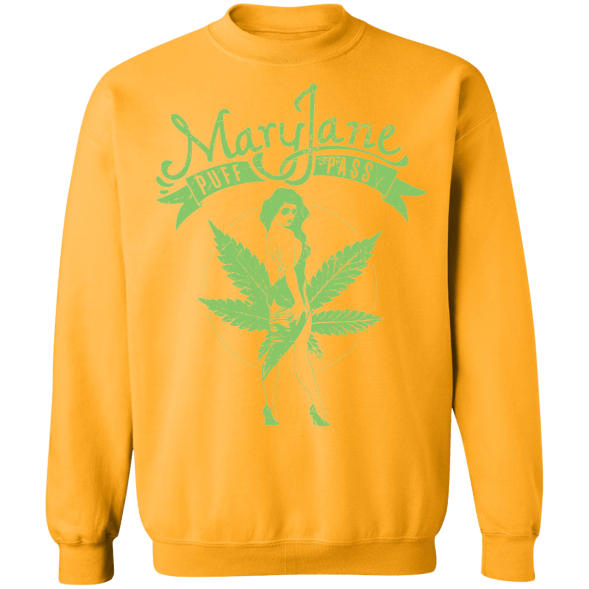 "MARY JANE" Crewneck Pullover Sweatshirt  8 oz.