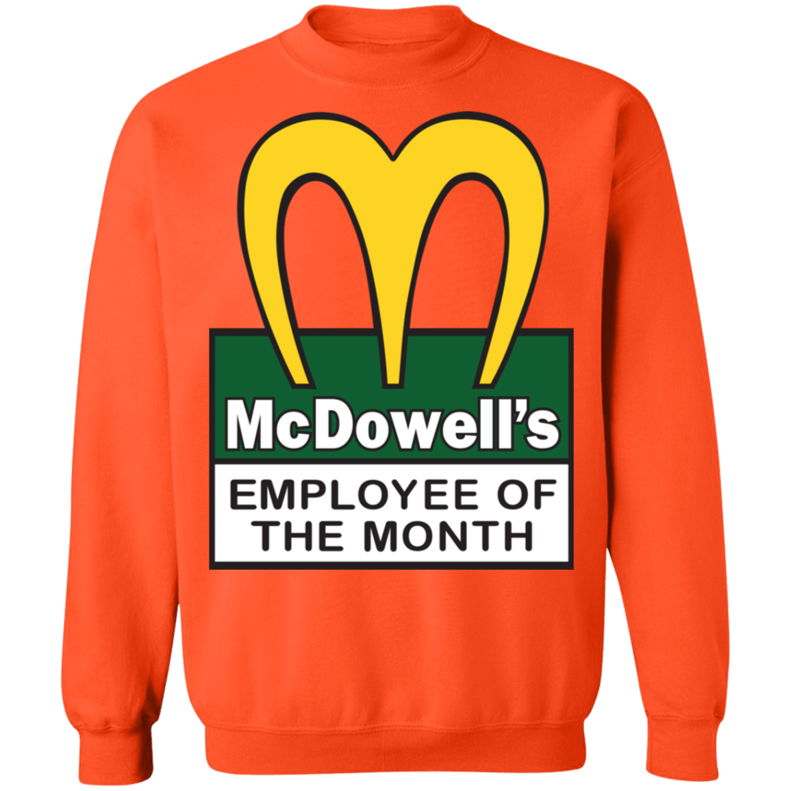 "EMPLOYEE OF THE MONTH" Crewneck Pullover Sweatshirt  8 oz.