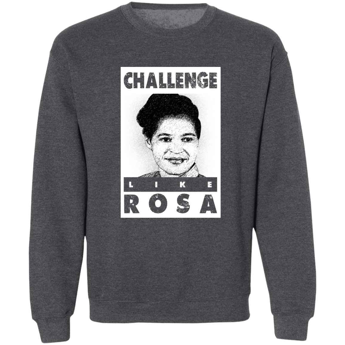 "LIKE ROSA" Crewneck Pullover Sweatshirt