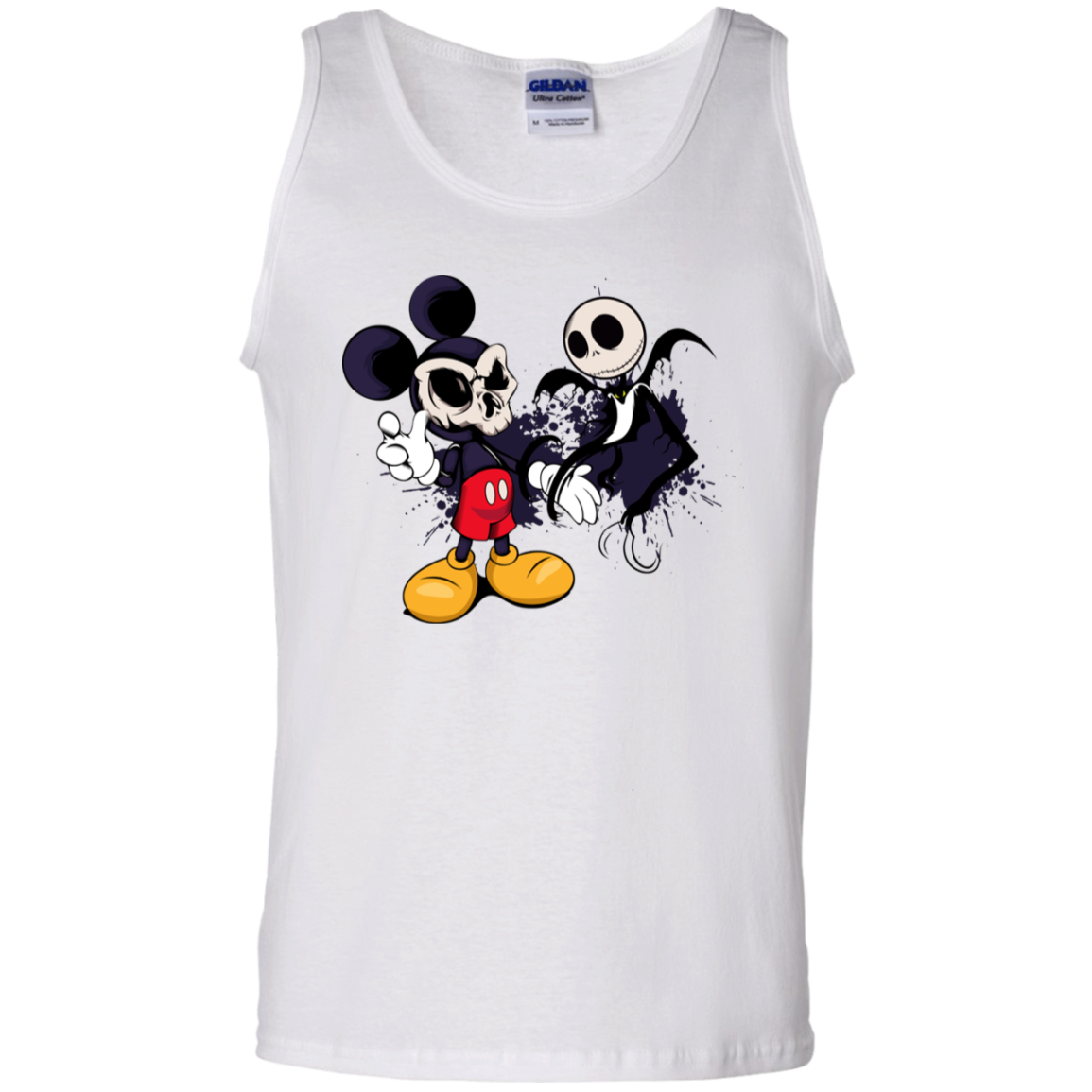 "NIGHTMARE MICKEY" 100% Cotton Tank Top