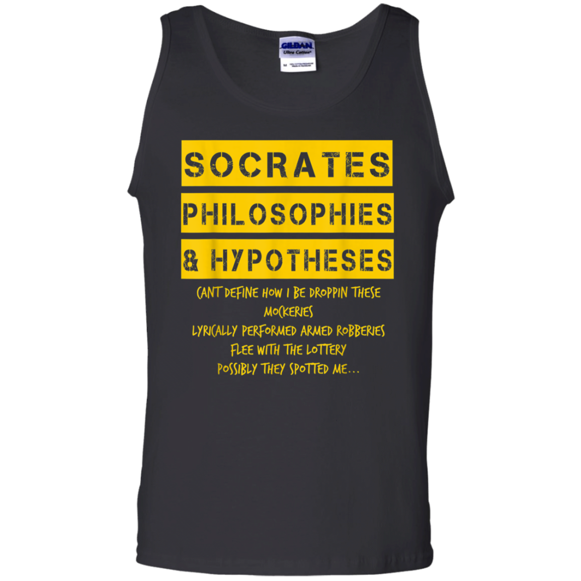 "SOCRATES" 100% Cotton Tank Top