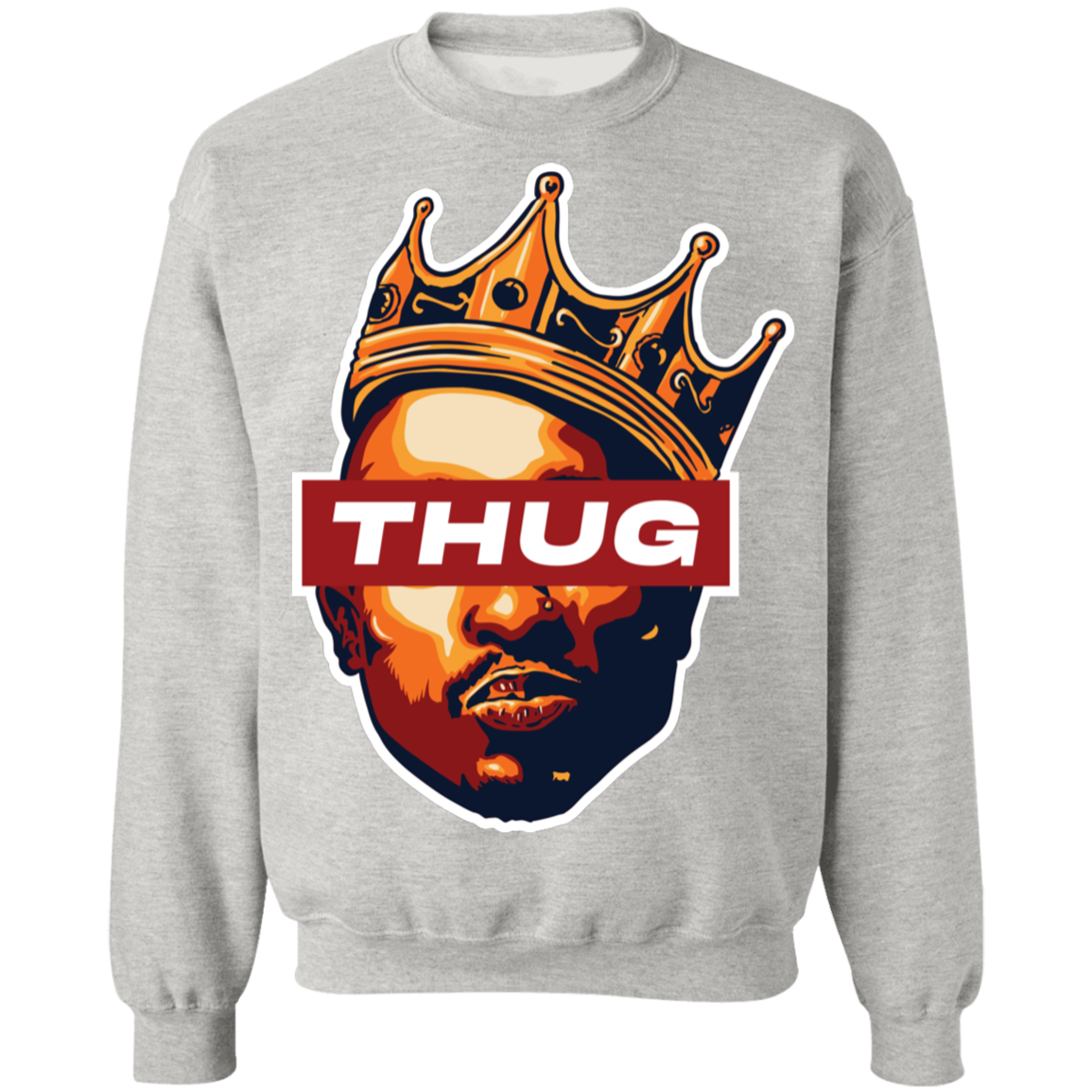 "THUG" Crewneck Pullover Sweatshirt