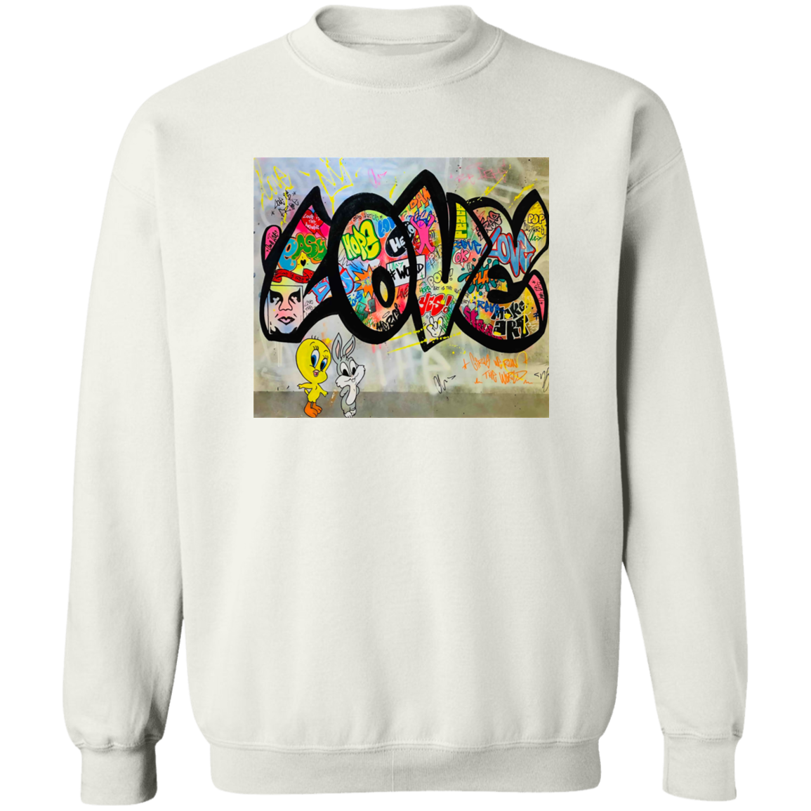 "LOVE" Crewneck Pullover Sweatshirt