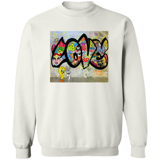 "LOVE" Crewneck Pullover Sweatshirt