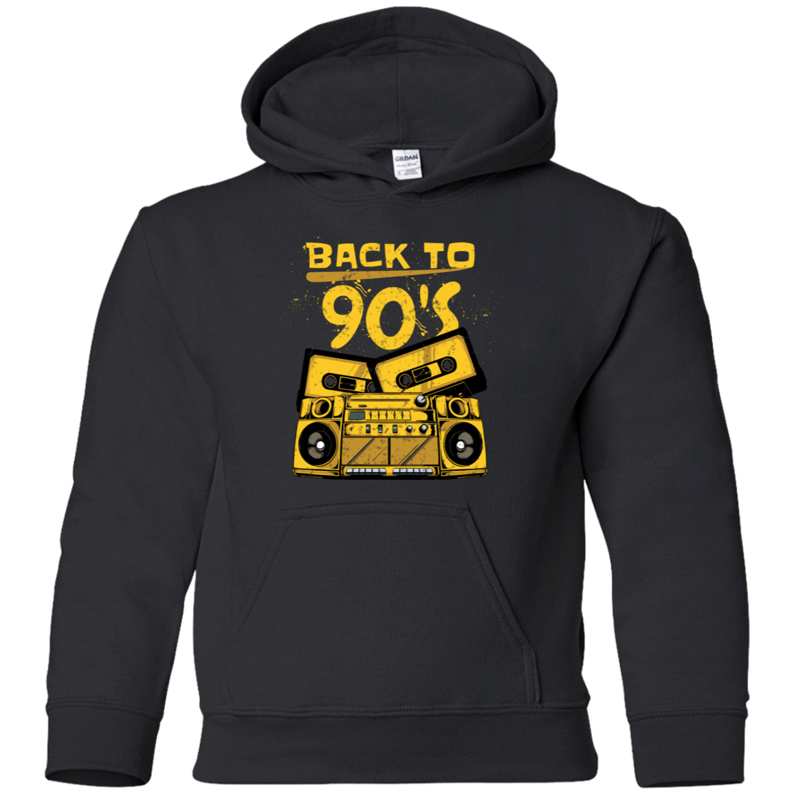 "BACK TO 90'S" Youth Pullover Hoodie