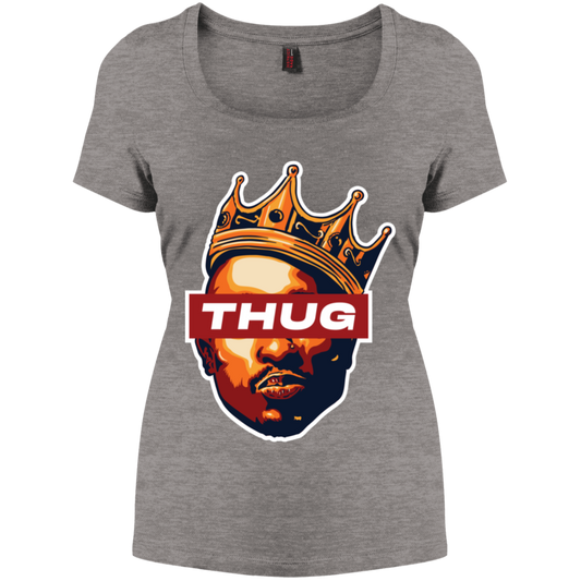 "THUG" Women's Perfect Scoop Neck Tee