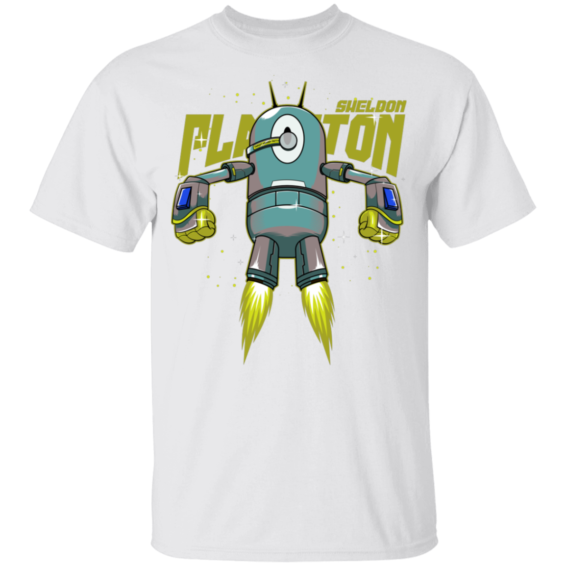 "PLANKTON" Youth 5.3 oz 100% Cotton T-Shirt