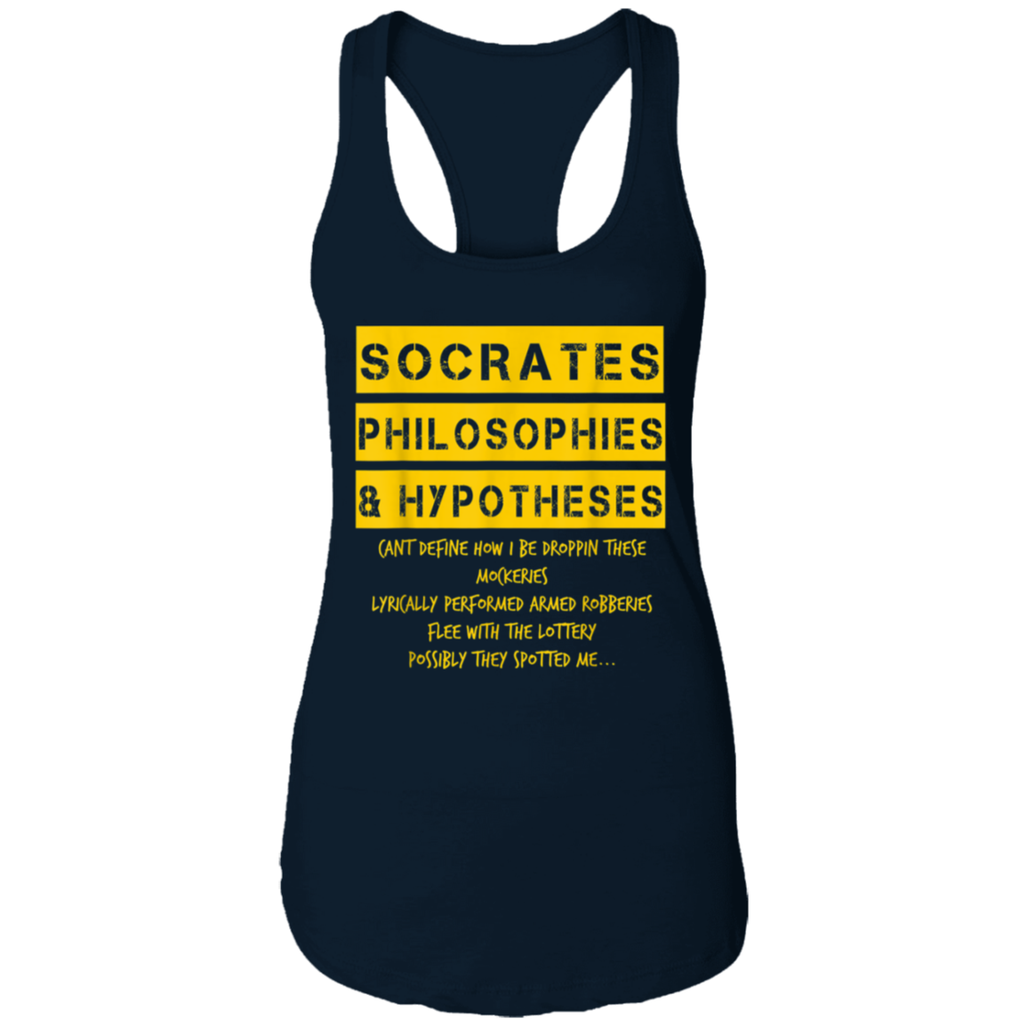 "SOCRATES" Ladies Ideal Racerback Tank