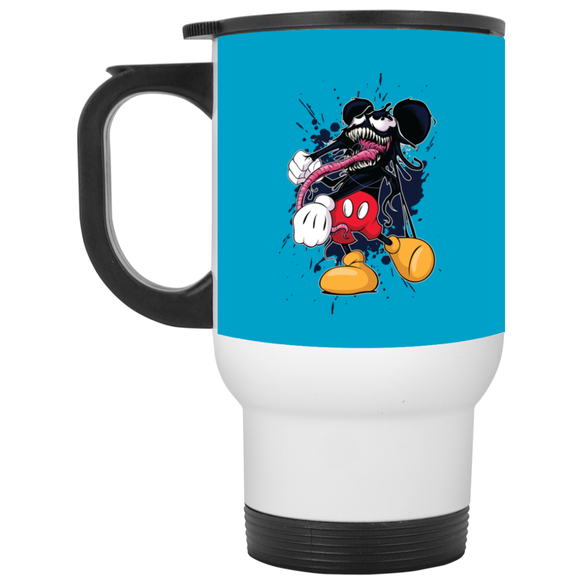 "VENOM MOUSE" White Travel Mug