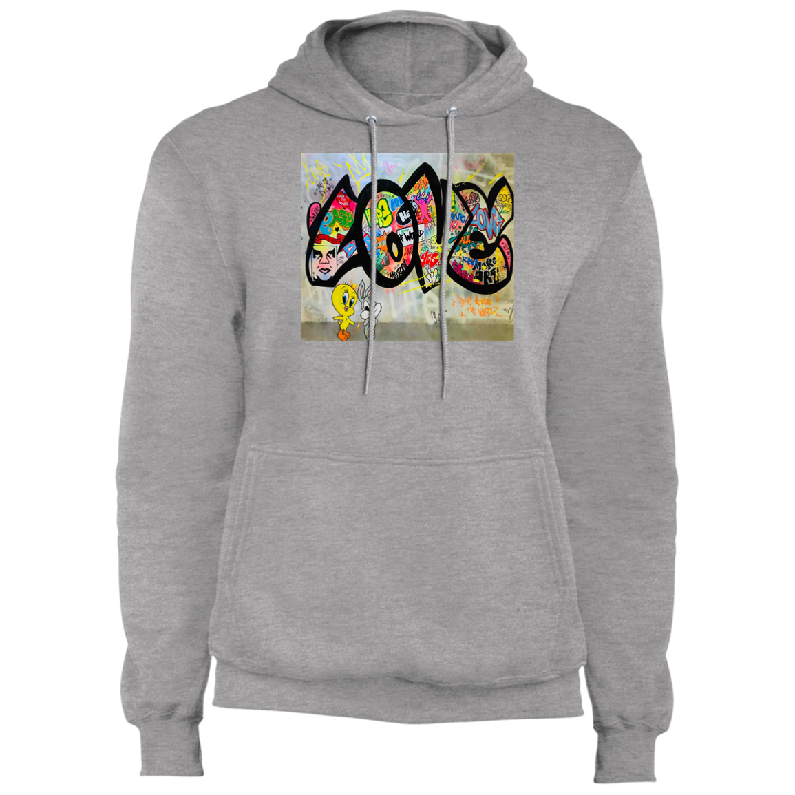 "LOVE" Core Fleece Pullover Hoodie