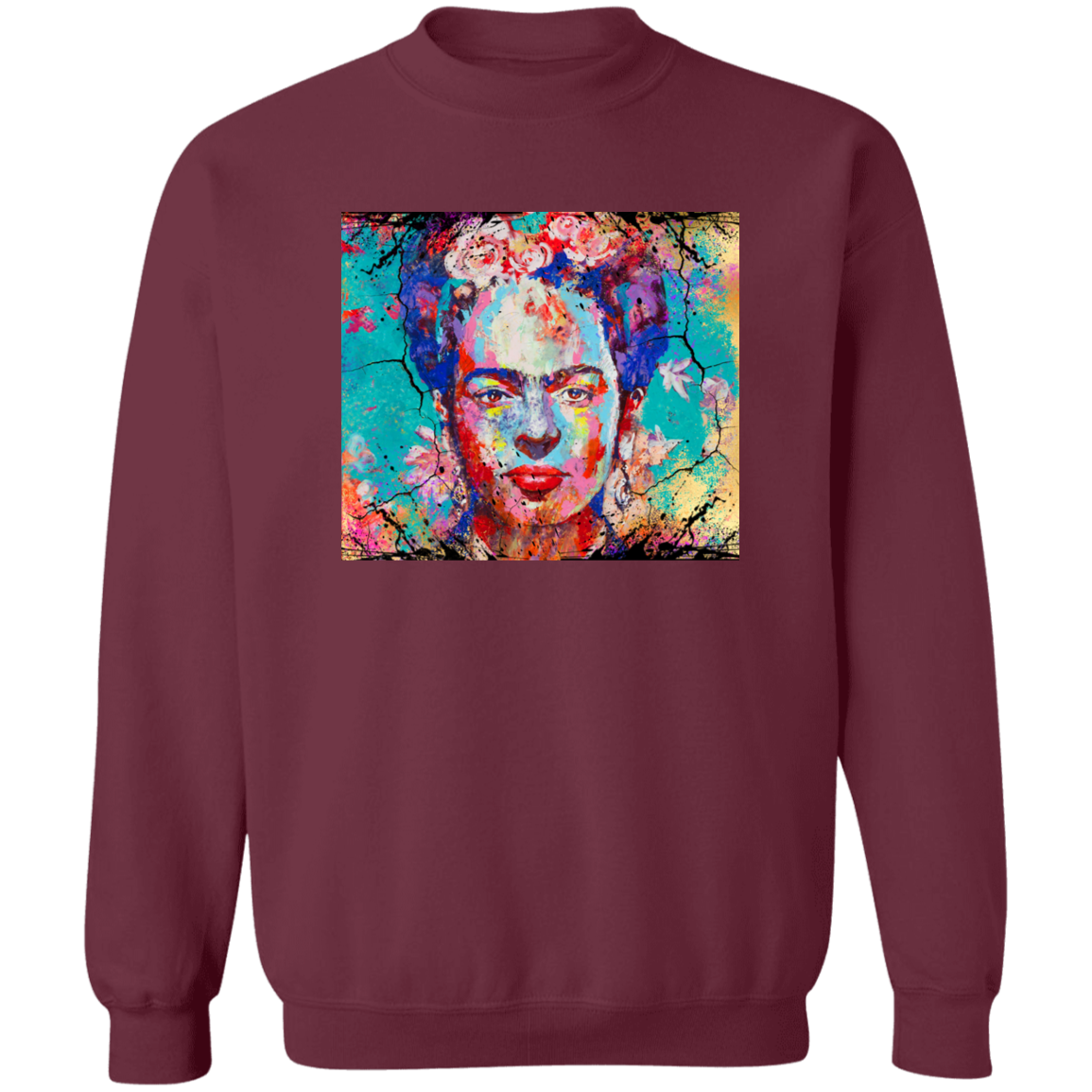 "FRIDA"  Crewneck Pullover Sweatshirt