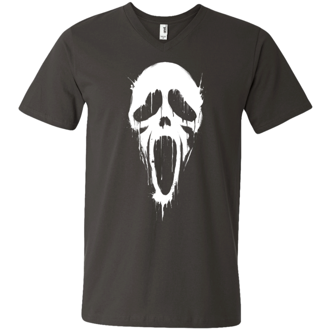 "SCREAM" Men's Printed V-Neck T-Shirt