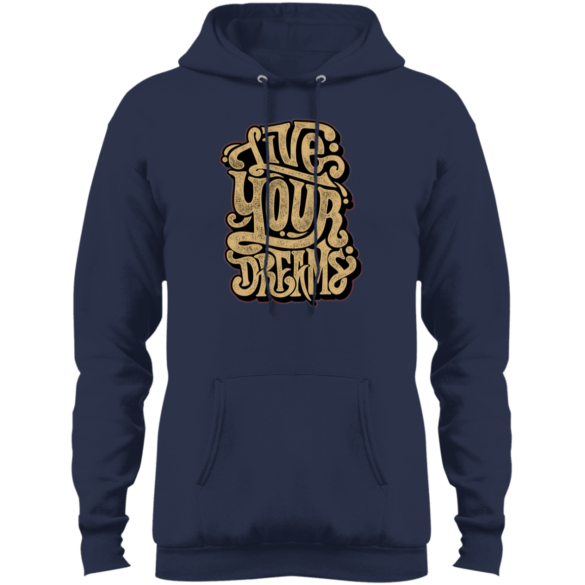 "LIVE YOUR DREAMS" Core Fleece Pullover Hoodie