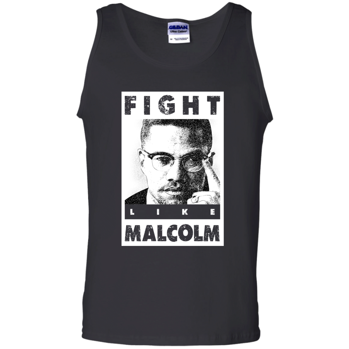 "LIKE MALCOLM" 100% Cotton Tank Top