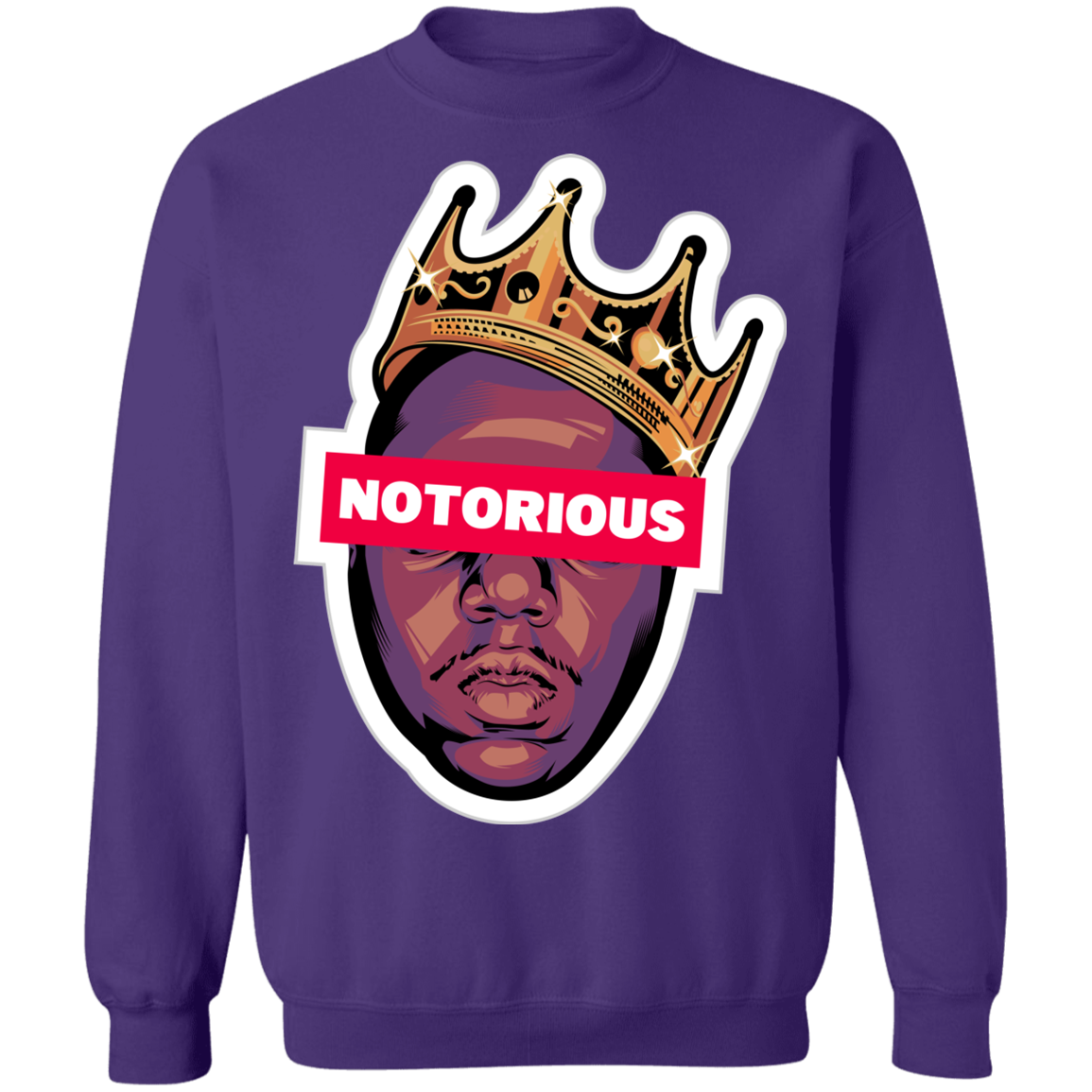 "NOTORIOUS" Crewneck Pullover Sweatshirt  8 oz.