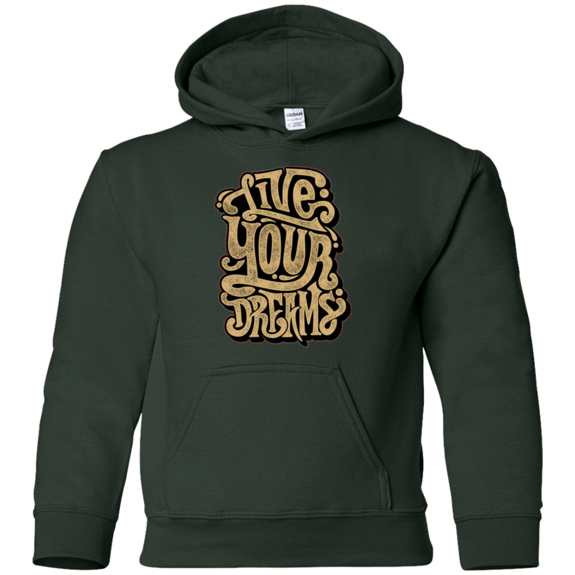 "LIVE YOUR DREAMS" Youth Pullover Hoodie