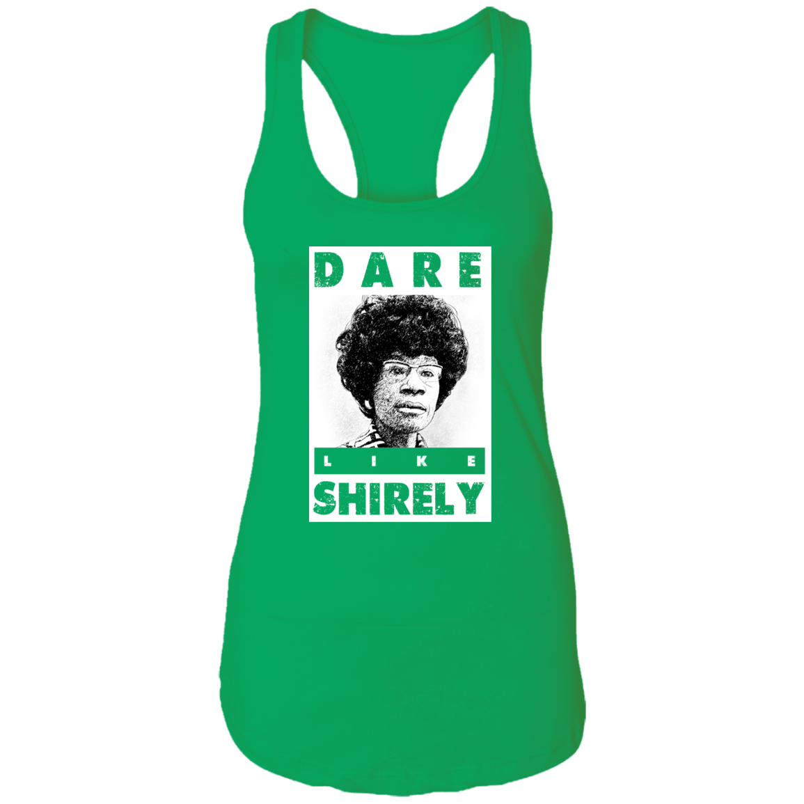 "LIKE SHIRELY" Ladies Ideal Racerback Tank