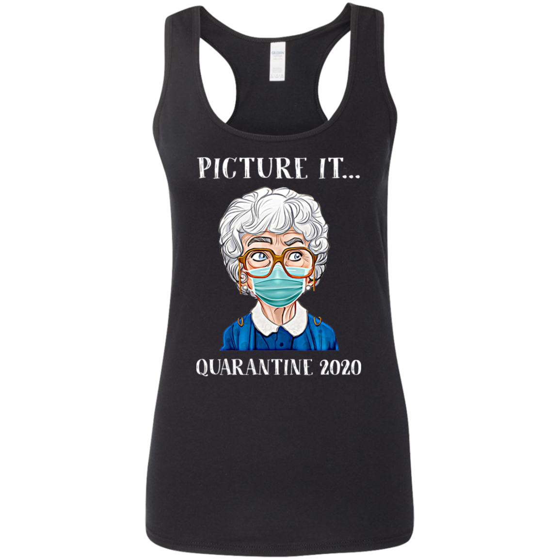 "PICTURE IT" Ladies' Softstyle Racerback Tank