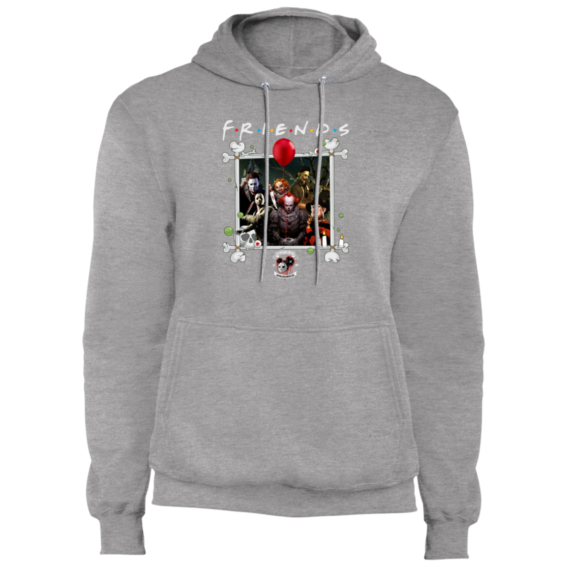 "FRIENDS IN HORROR" Core Fleece Pullover Hoodie