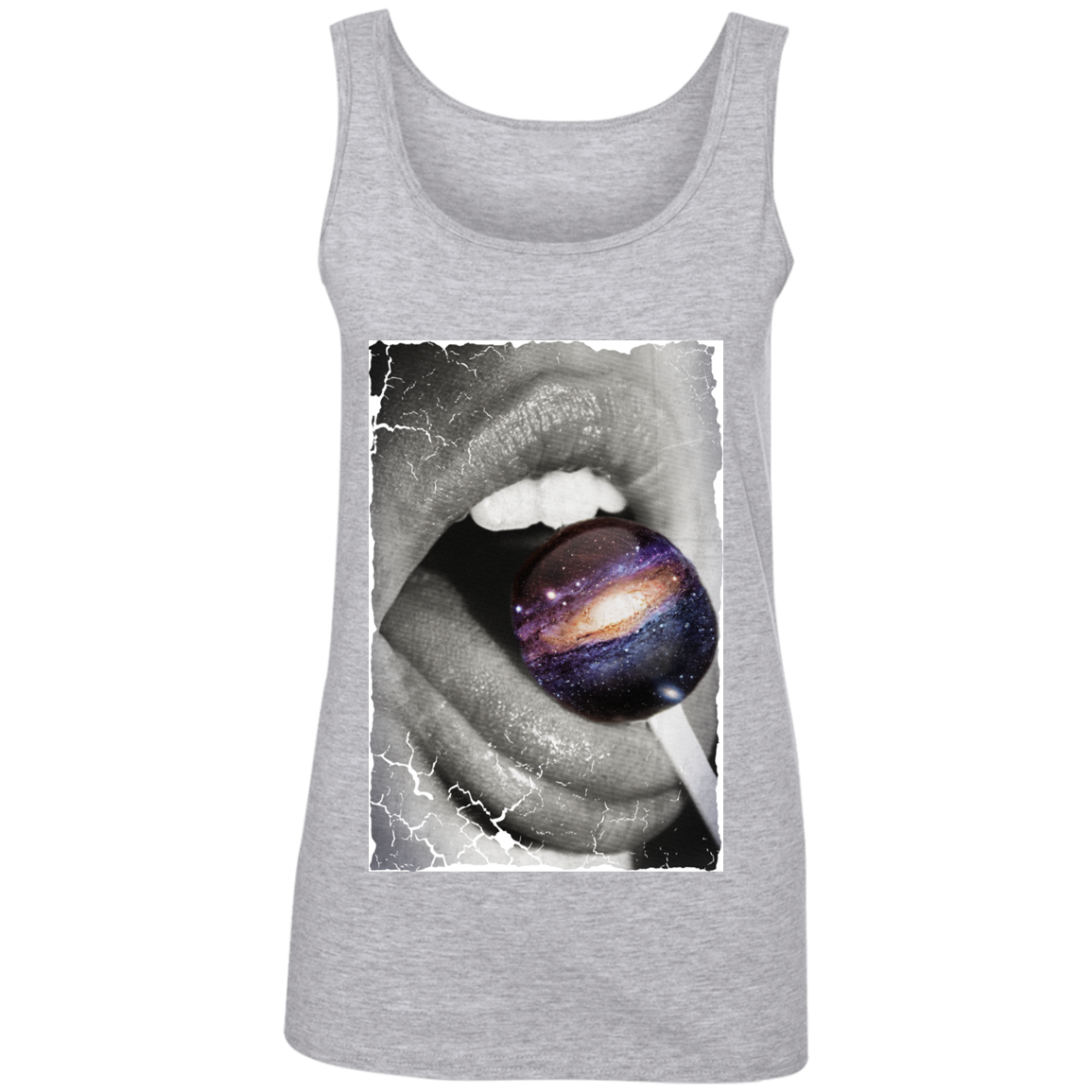 "GALACTIC TASTE" Ladies' 100% Ringspun Cotton Tank Top