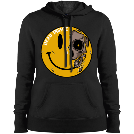 "DEAD INSIDE" Ladies' Pullover Hooded Sweatshirt