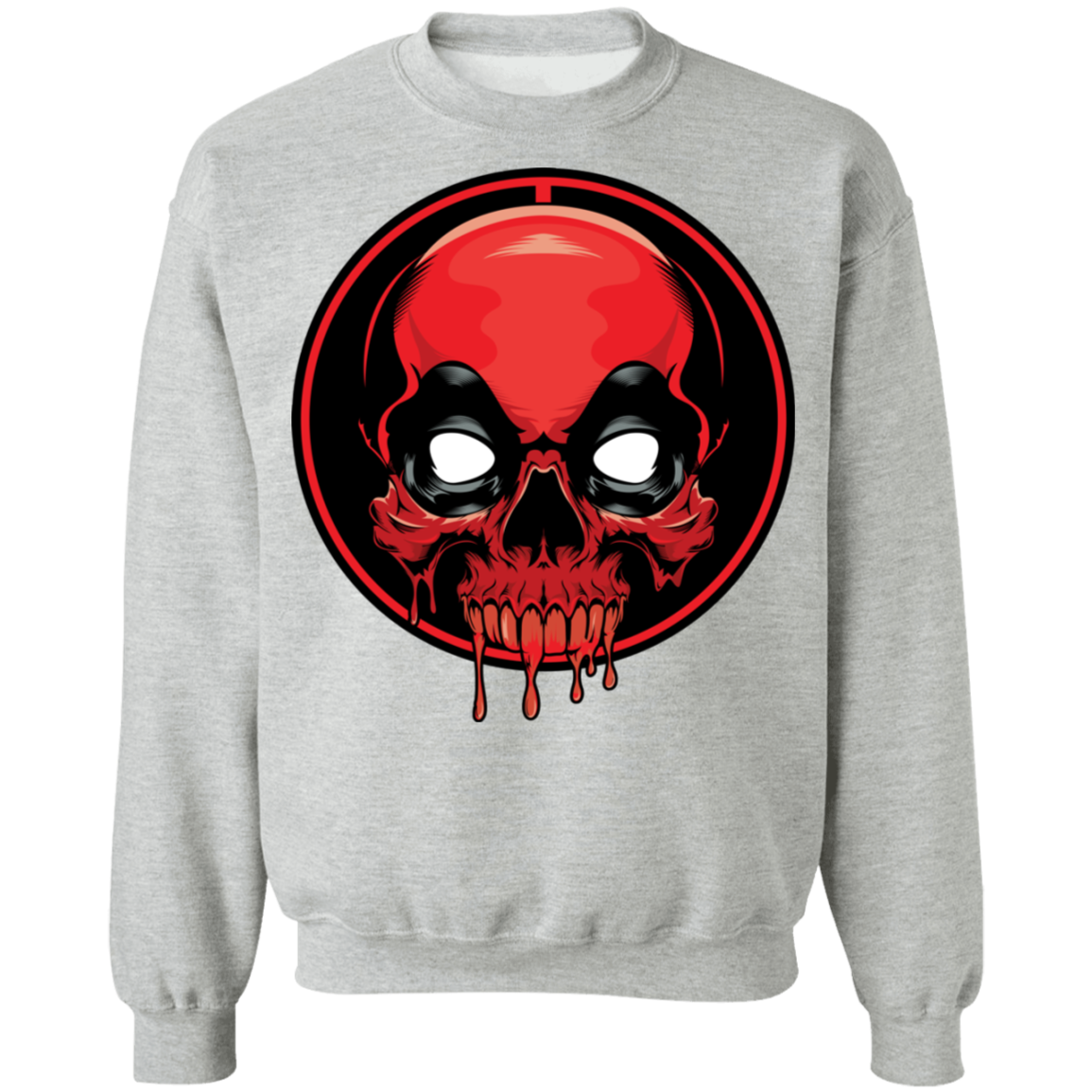 "SKULLPOOL" Crewneck Pullover Sweatshirt  8 oz.