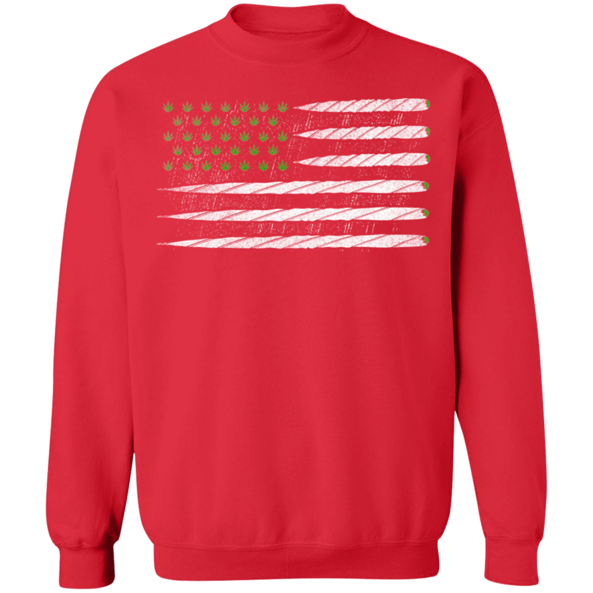 "JOINT FLAG" Crewneck Pullover Sweatshirt  8 oz.