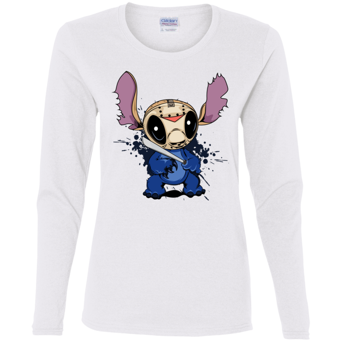 "KILLER STITCH" Ladies' Cotton LS T-Shirt