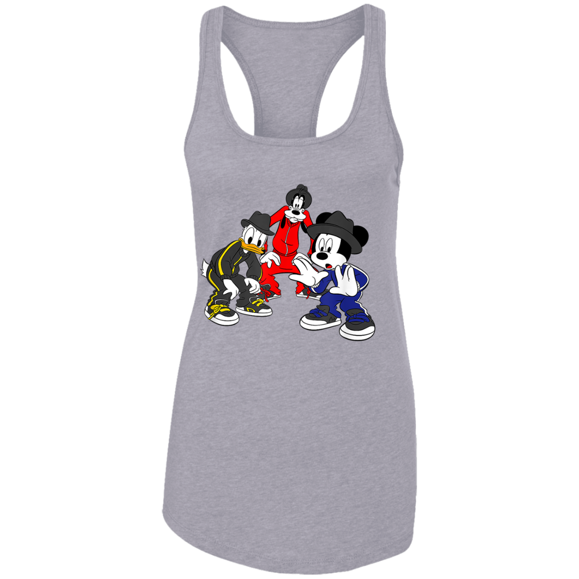 "CARTOON CYPHA" Ladies Ideal Racerback Tank