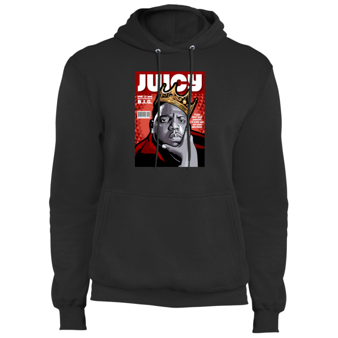 "JUICY" Core Fleece Pullover Hoodie