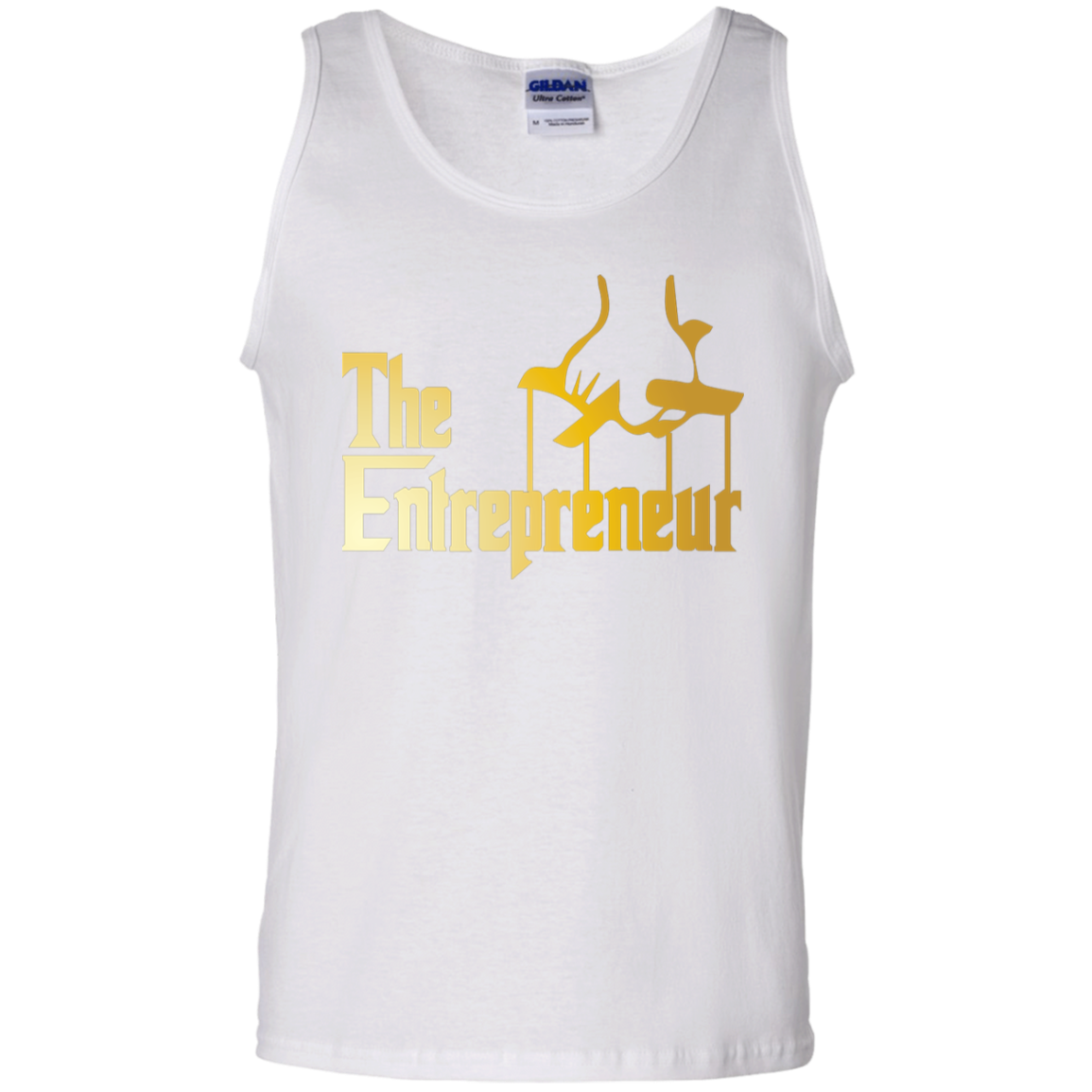 "HANDS OF AN ENTREPRENEUR" 100% Cotton Tank Top