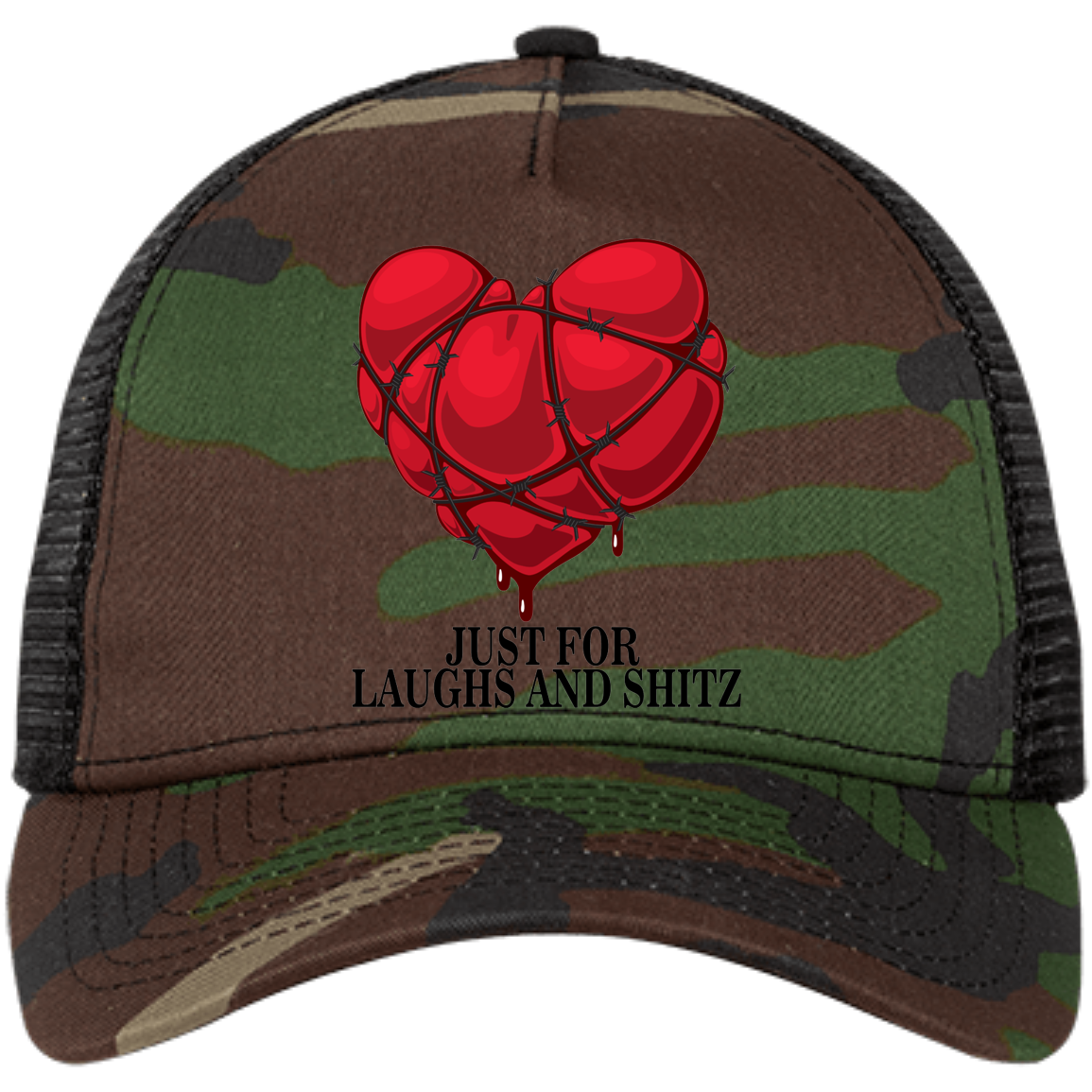 "MY BLOODY HEART" NE205 New Era® Snapback Trucker Cap