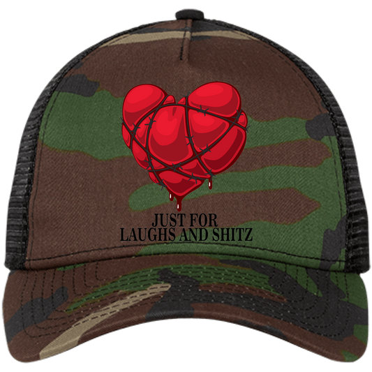 "MY BLOODY HEART" NE205 New Era® Snapback Trucker Cap