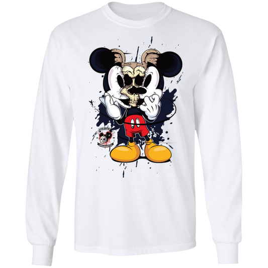 "SKULL MICKEY" LS Ultra Cotton T-Shirt