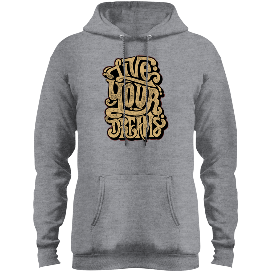 "LIVE YOUR DREAMS" Core Fleece Pullover Hoodie