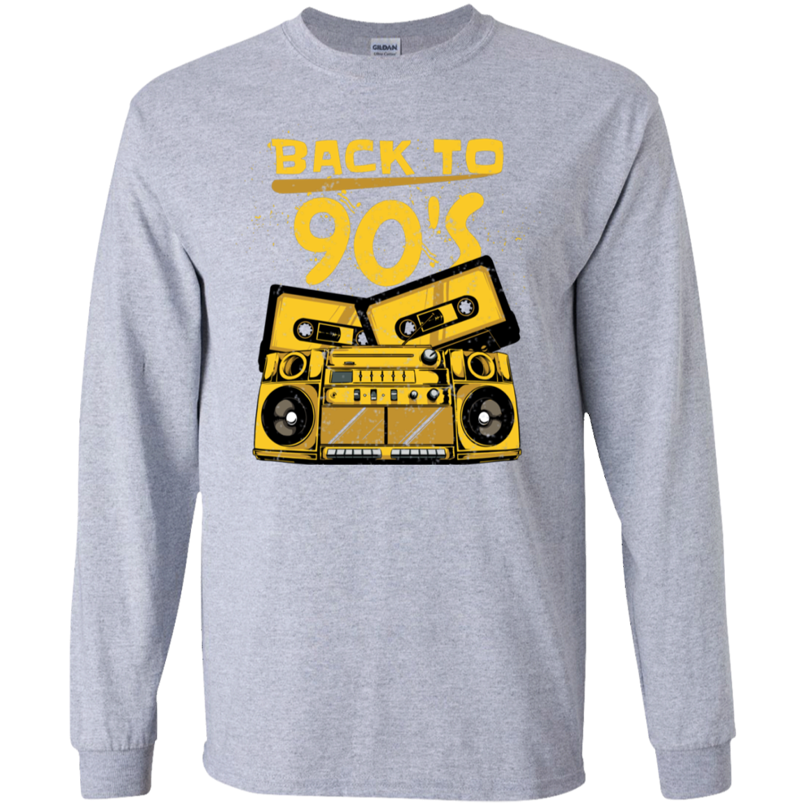 "BACK TO THE 90'S" LS Ultra Cotton T-Shirt